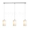 LIZ III 80 függő lámpa  opál üveg/matt nikkel 230V LED E27 3x15W