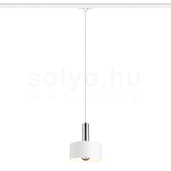 GIULIA 20 három áramkörös sínre fehér króm 230V LED E27 15W