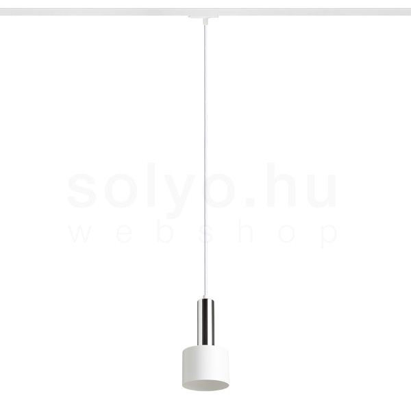 GIULIA 12 egy áramkörös sínre fehér króm 230V LED E27 11W