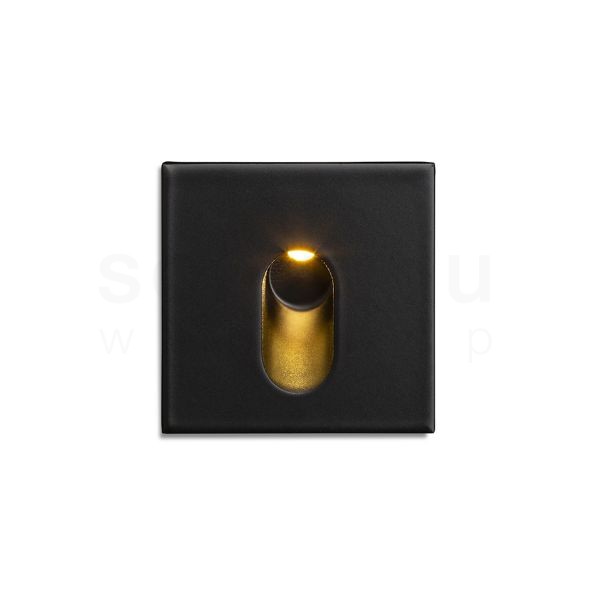 MEMPHIS SQ a falba süllyesztett fekete 230V LED 3W 60° 3000K