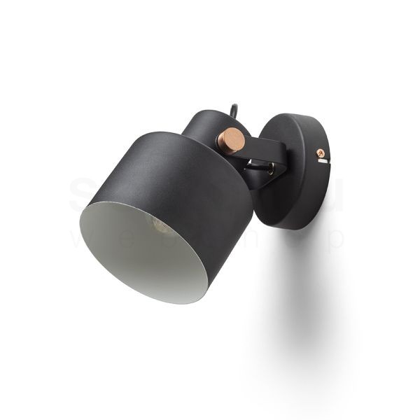 CELEIA felületre szerelhető matt fekete szálcsiszolt réz 230V LED E27 11W