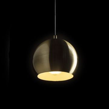 AGNETA függő lámpa  szálcsiszolt sárgaréz 230V LED E27 11W