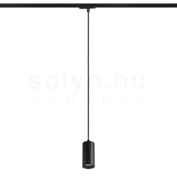 BELENOS egyfázisú áramkörös sínre függő lámpa fekete  230V LED GU10 9W
