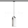 JULIETTA 31 háromfázisú áramkörös sínre  opál üveg/fekete 230V LED E27 15W