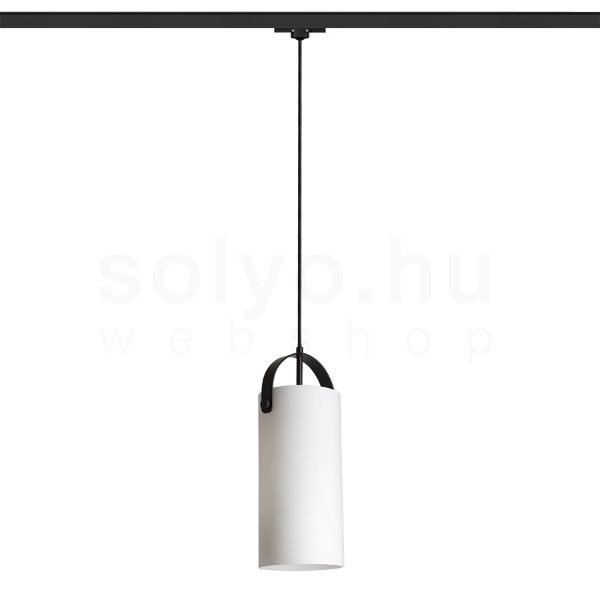 JULIETTA 31 háromfázisú áramkörös sínre  opál üveg/fekete 230V LED E27 15W