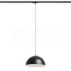GLADYS 30 egy áramkörös sínre fekete/fehér 230V LED E27 15W
