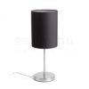 NYC/RON 15/20 asztali lámpa  Polycotton fekete/nikkel 230V LED E27 15W