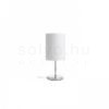 NYC/RON 15/20 asztali lámpa  Monaco petróleum kék/ezüst PVC/nikkel 230V LED E27 15W