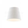 NIZZA 18/15 lámpabúra  Polycotton fehér/fehér PVC  max. 28W