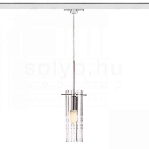 GIFT háromfázisú áramkörös sínre  tiszta üveg 230V LED E14 6W