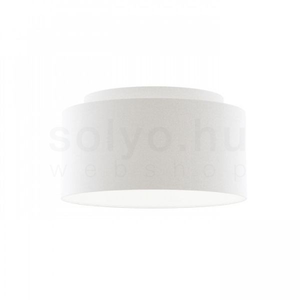 DOUBLE 55/30 lámpabúra  Polycotton fehér/fehér PVC  max. 23W