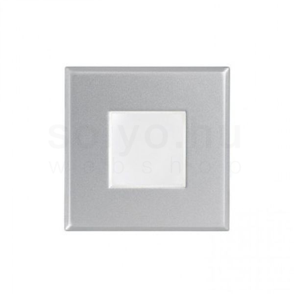 SAU SQ süllyesztett lámpa ezüstszürke 230V LED GU10 7W IP44
