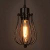 Ipari stílusú csepp alakú fém rács lámpákhoz