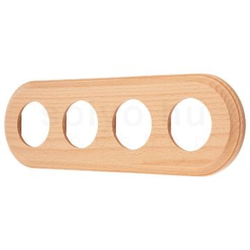 Natúr fa 4-es sorolókeret BONOLO porcelán szerelvényekhez