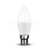 KODAK Max LED Izzó Gyertya (Candle) C37 5W B22 270° 4000K (450 lumen)