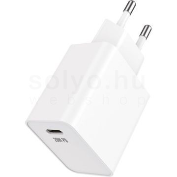 Technik Hálózati Adapter USB-C (fast charger) 20W Fehér
