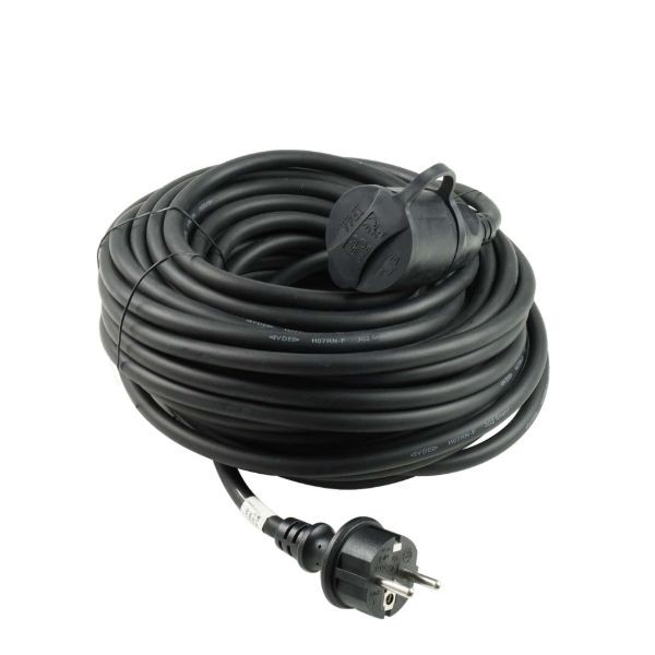 Technik Industrial Hosszabbító 1 utas 20m kábellel 3x2,5mm2 H07RN-F (IP44) 16A