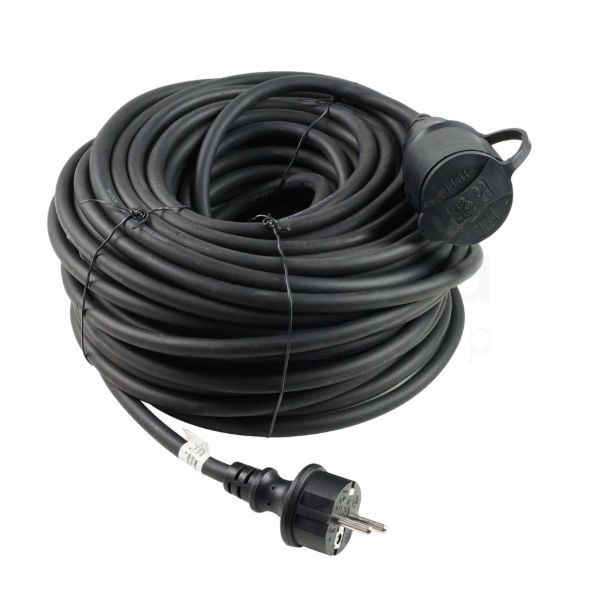 Technik Industrial Hosszabbító 1 utas 30m kábellel 3x2,5mm2 H07RN-F (IP44) 16A